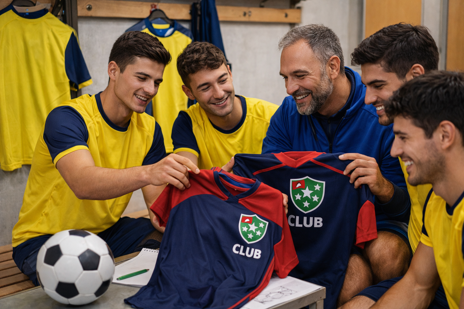 Equipaciones y ropa personalizada para clubs deportivos