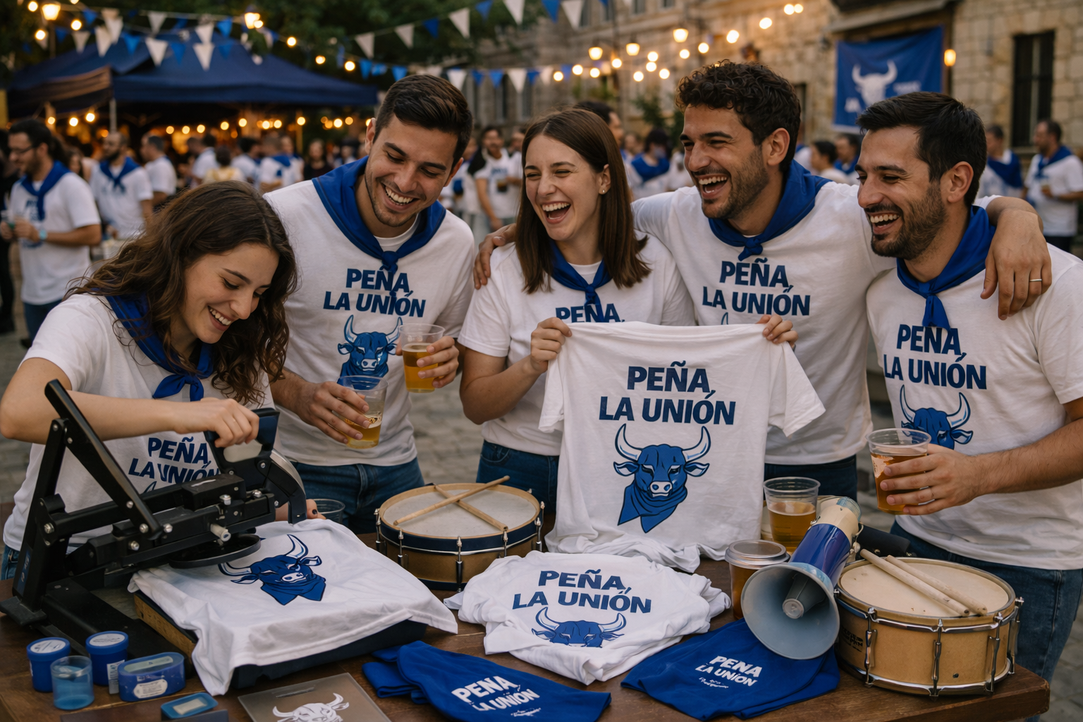 Ropa personalizada para eventos, peñas y grupos